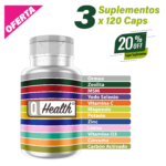 3 Pack Suplementos / 120 Caps / 20% Descuento