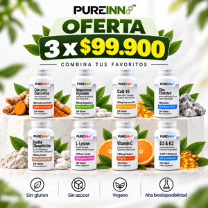 3 Pack Suplementos Nutricionales PureInn