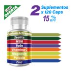 2 Pack Suplementos /  120 Caps / 15% Descuento