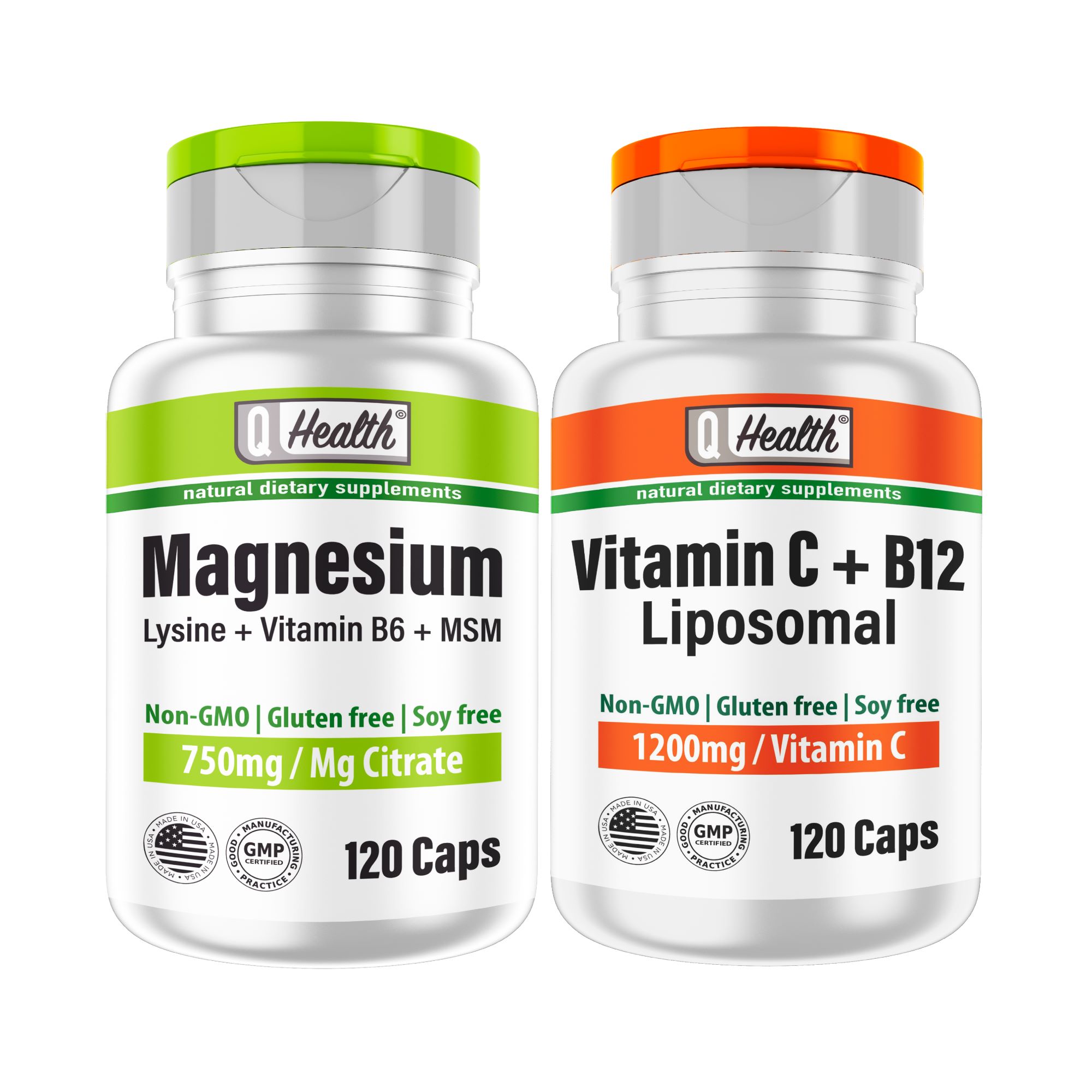 Magnesio + Vitamina C QHealth