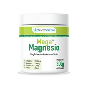 Mega Magnesio (Bisglicinato - Citrato - Lactato) Polvo 300g