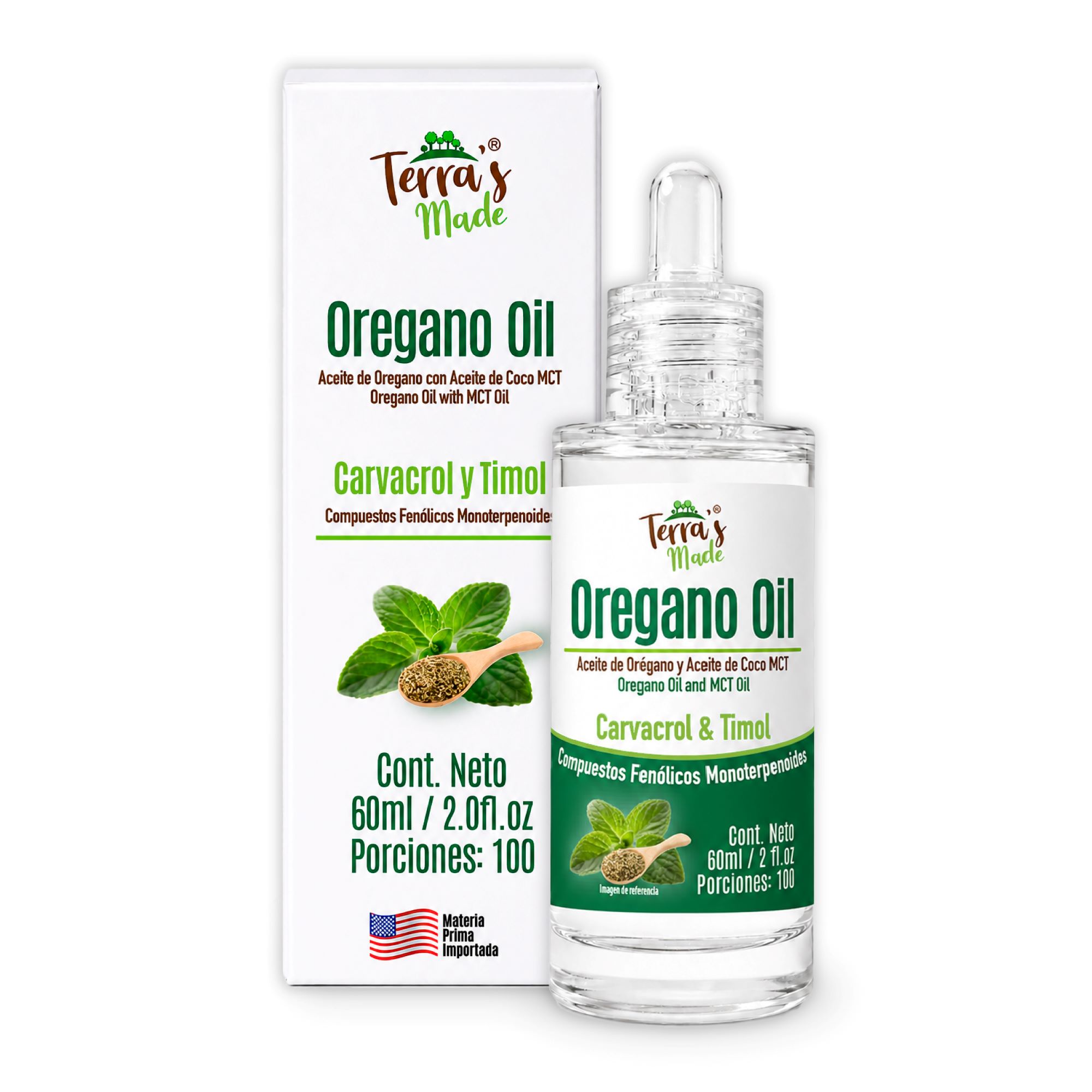 Aceite de orégano + Aceite MCT 60ml
