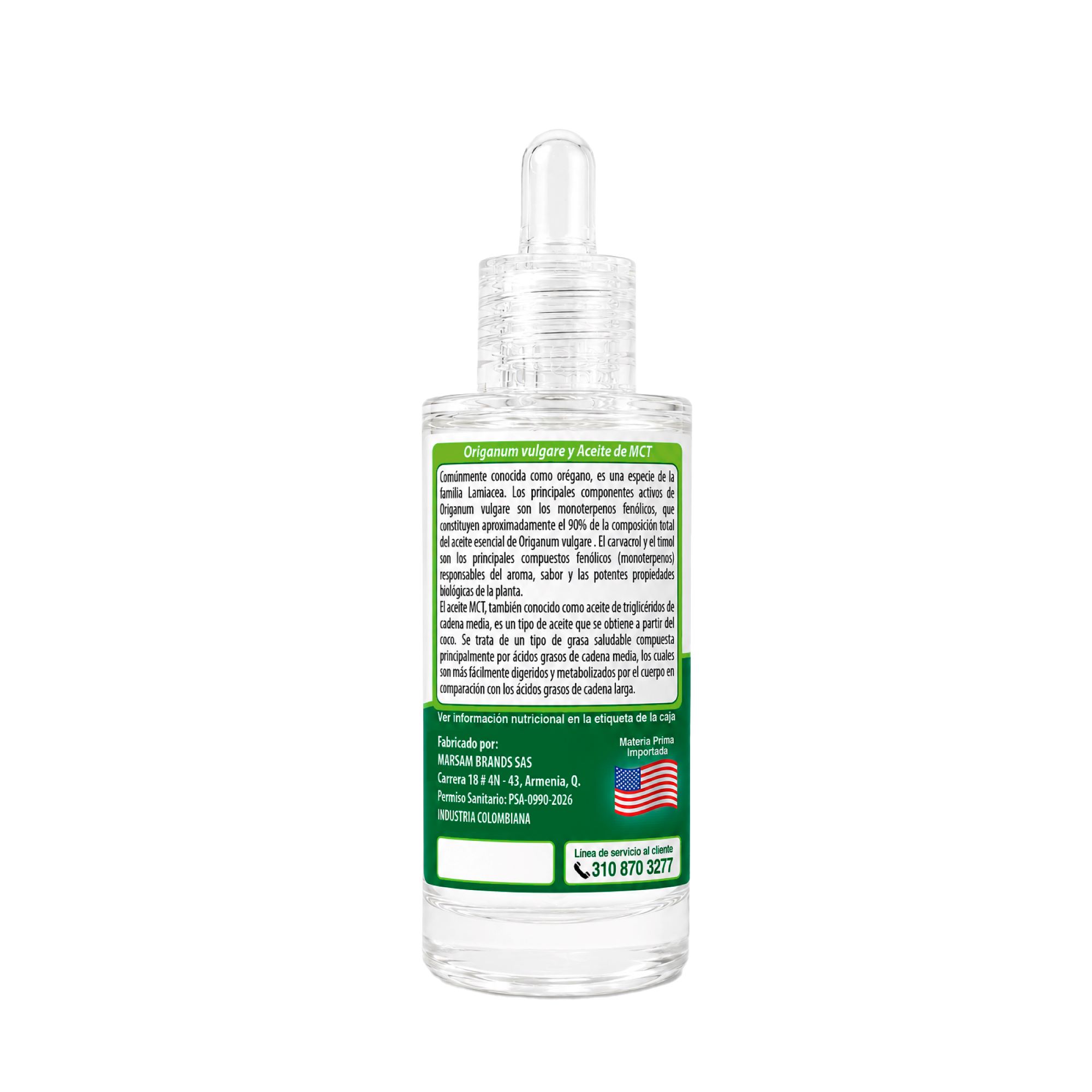 Aceite de orégano + Aceite MCT 60ml - Imagen 4