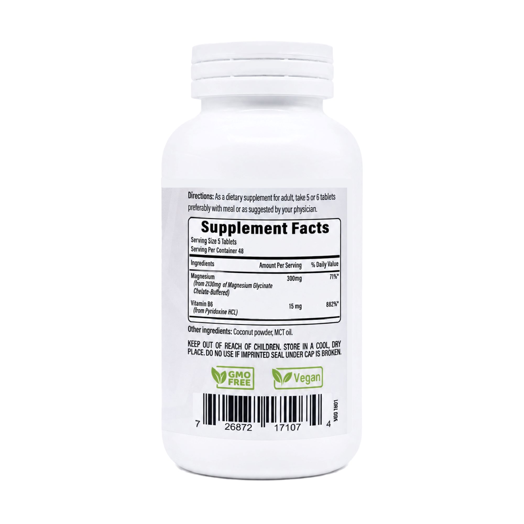 Glicinato de Magnesio + Vitamina B6 - Imagen 3