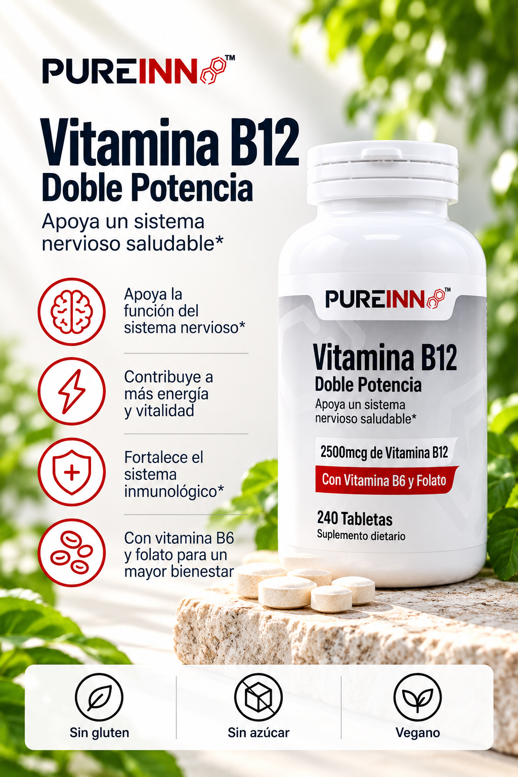 Vitamina B12 2500mcg - Imagen 4