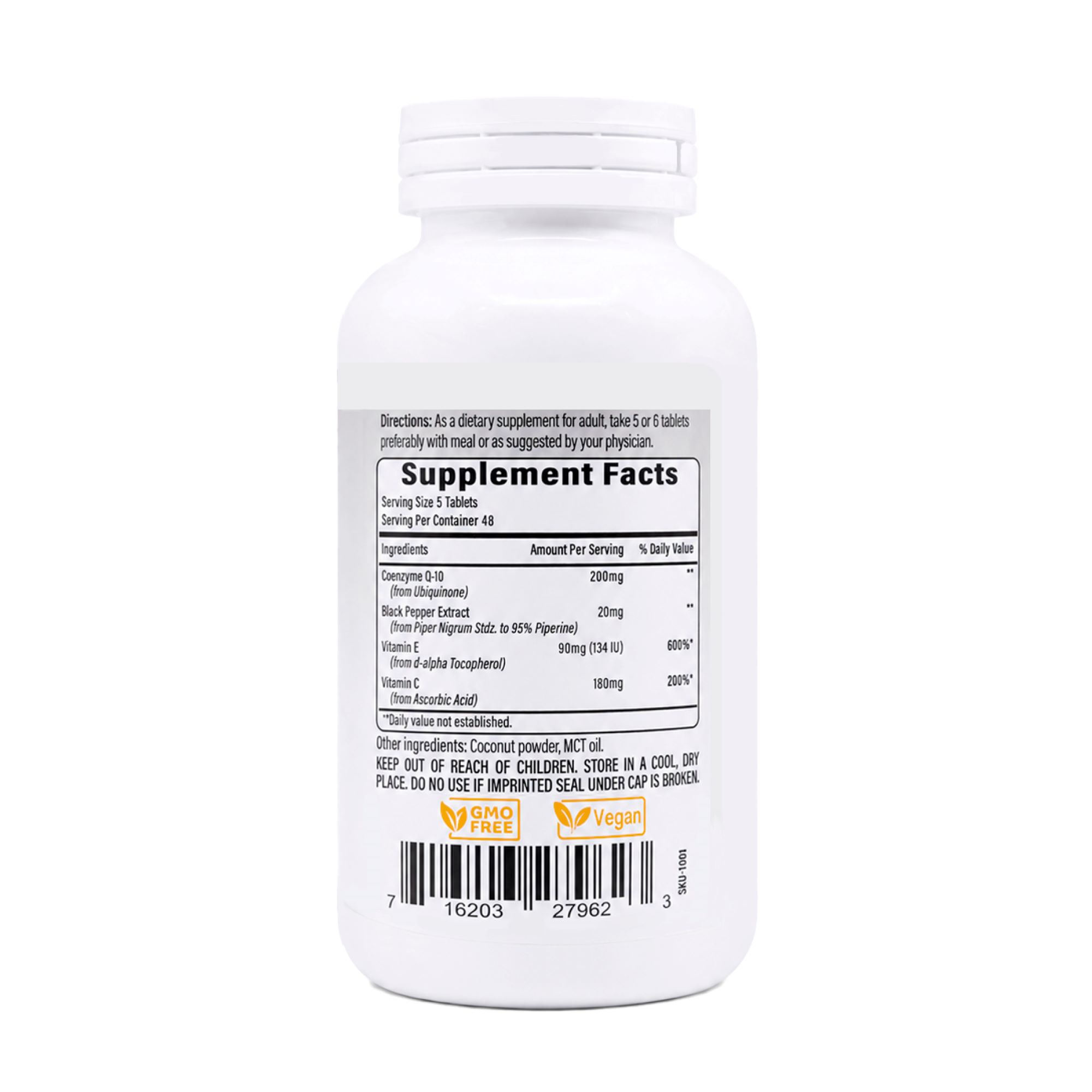Coenzima Q10 + Vitamina E + Vitamina C - Imagen 3